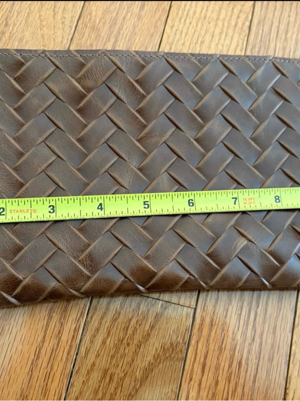 Satchel of Savannah piper cognac Woven Leather Shoulder Bag in Brown - Picture 4 of 5
